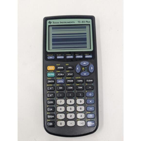 TI-83 Plus Graphing Calculator for Repair or Parts Texas Instruments-For Parts - Picture 1 of 3